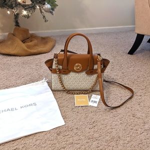 A beautiful Michael Kors sm Carmen belted satchel